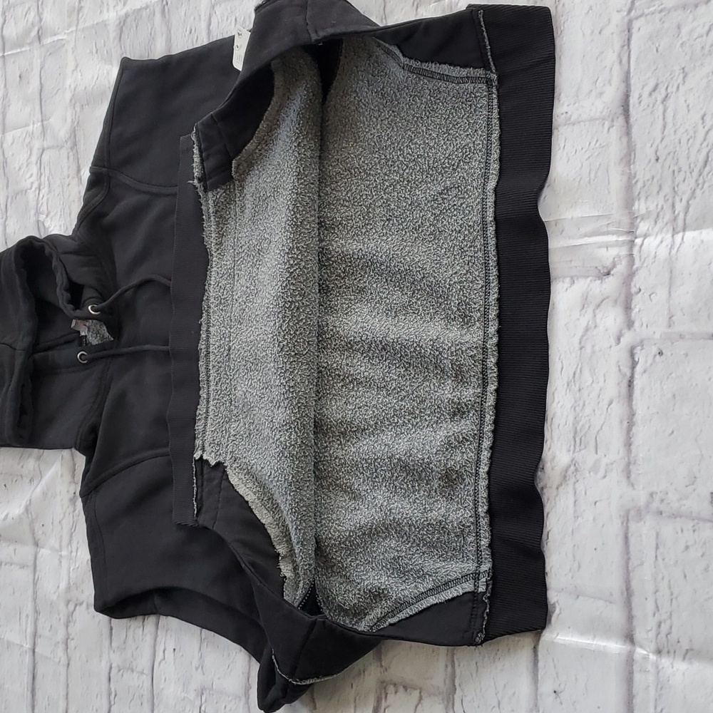 Free People Movement Heavyweight Muscle Tank Hoodie - Black - Picture 4 of 13